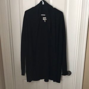 Joie Black Cashmere Long Drape Sweater